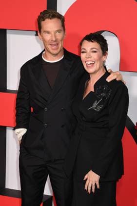 NEW YORK, NY - AUGUST 25: Benedict Cumberbatch and Olivia Colman at The Roses New York Premiere on August 25, 2025 at The Hudson Theatre in New York City. Copyright: xMediaPunchx
