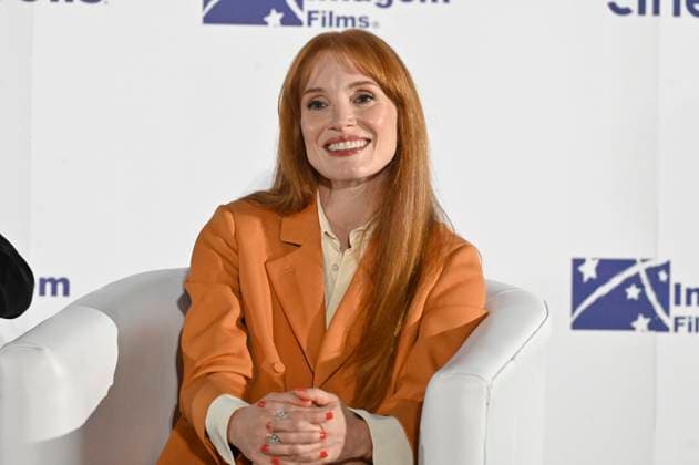 August 26, 2025, Mexico City, Ciudad de Mexico, Mexico: Actress Jessica Chastain speaks during a press conference to promote the movie Dreams at Cinepolos Plaza Miyana. on August 26, 2025 in Mexico City, Mexico. Mexico City Mexico - ZUMAe321 20250826_zea_e321_014 Copyright: xCarlosxTischlerx