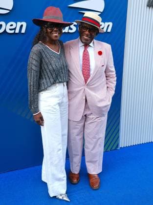 Celebs at the US Open in New York - Arrival Deborah Roberts and Al Roker arrive at the US Open in New York, NY on August 26, 2025. Photo by Charles Guerin ABACAPRESS.COM New York City NY United States  Copyright: xGuerinxCharles ABACAx