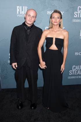 Nikita Kukushkin und Anna Nazarova bei der Premiere des Kinofilms Caught Stealing im Regal Union Square. New York, 26.08.2025