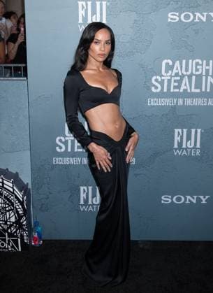 Red carpet for the New York premiere of Caught Stealing Featuring: Zoe Kravitz Where: New York, New York, United States When: 26 Aug 2025 Credit: Janet Mayer INSTARimages.com EDITORIAL USE ONLY. NOT FOR USE BY NEWSPAPERS BASED IN THE UK. Copyright: xx instar55014499