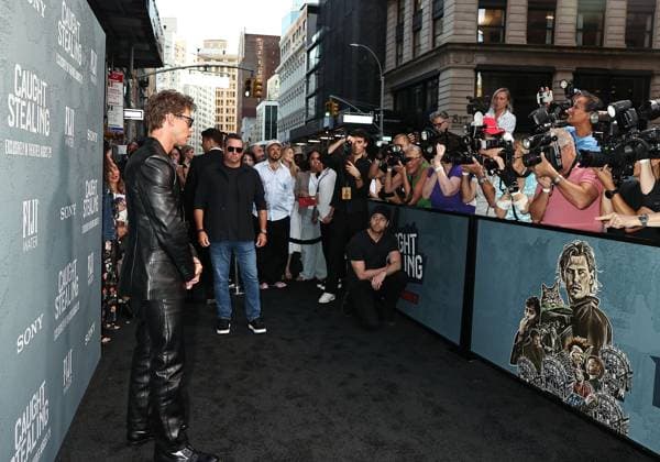 Red carpet for the New York premiere of Caught Stealing at the Regal Union Square Featuring: Austin Butler Where: New York, New York, United States When: 26 Aug 2025 Credit: Dave Allocca Starpix INSTARimages EDITORIAL USE ONLY. NOT FOR USE BY NEWSPAPERS BASED IN THE UK. Copyright: xx instar55014985