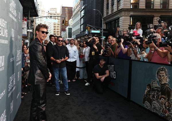 Red carpet for the New York premiere of Caught Stealing at the Regal Union Square Featuring: Austin Butler Where: New York, New York, United States When: 26 Aug 2025 Credit: Dave Allocca Starpix INSTARimages EDITORIAL USE ONLY. NOT FOR USE BY NEWSPAPERS BASED IN THE UK. Copyright: xx instar55014986