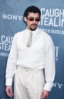 Caught Stealing Premiere - NYC Bad Bunny at the NY premiere of Caught Stealing at the Regal Union Square on August 26, 2025 in New York City, USA. Photo by MM ABACAPRESS.COM New York City New York United States  Copyright: xMM ABACAx