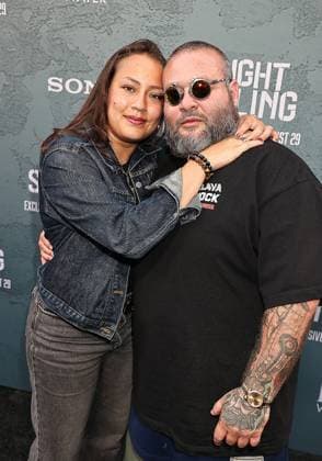Red carpet for the New York premiere of Caught Stealing at the Regal Union Square Featuring: Ariyan Arslani Action Bronson with Guest Where: New York, New York, United States When: 26 Aug 2025 Credit: Dave Allocca Starpix INSTARimages EDITORIAL USE ONLY. NOT FOR USE BY NEWSPAPERS BASED IN THE UK. Copyright: xx instar55014949