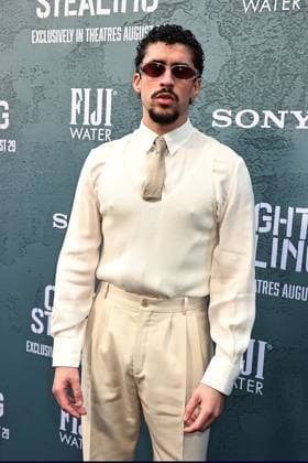 Red carpet for the New York premiere of Caught Stealing at the Regal Union Square Featuring: Benito Martinez Ocasio Bad Bunny Where: New York, New York, United States When: 26 Aug 2025 Credit: Dave Allocca Starpix INSTARimages EDITORIAL USE ONLY. NOT FOR USE BY NEWSPAPERS BASED IN THE UK. Copyright: xx instar55014953