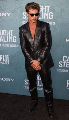 New York Premiere Of Columbia Pictures Caught Stealing American actor, singer, and model Austin Butler arrives at the New York Premiere Of Columbia Pictures Caught Stealing held at Regal Union Square on August 26, 2025 in Manhattan, New York City, New York, United States. Photo by Image Press Agency ABACAPRESS.COM New York City New York United States  Copyright: xImagexPressxAgency ABACAx
