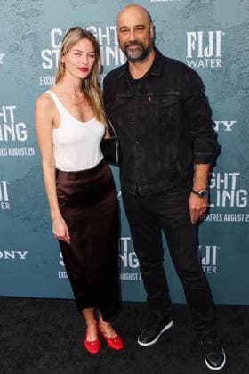 New York Premiere Of Columbia Pictures Caught Stealing Martha Hunt and Jason McDonald arrive at the New York Premiere Of Columbia Pictures Caught Stealing held at Regal Union Square on August 26, 2025 in Manhattan, New York City, New York, United States. Photo by Image Press Agency ABACAPRESS.COM New York City New York United States  Copyright: xImagexPressxAgency ABACAx