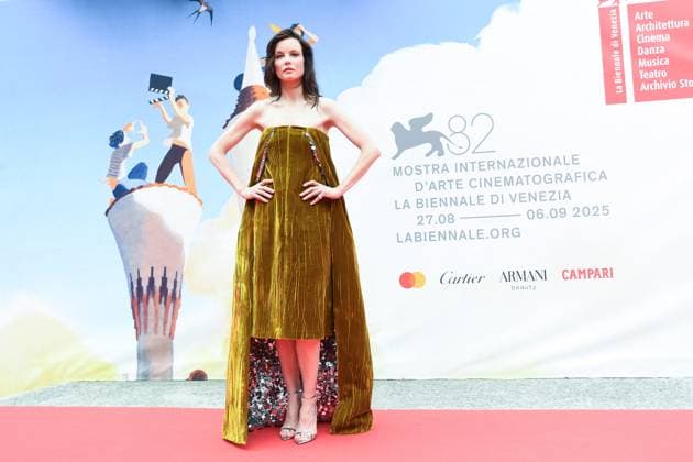 Venice Mother Premiere AM Sylvia Hoeks attending the Mother Premiere as part of the 82nd Venice International Film Festival at the Lido in Venice, Italy on August 27, 2025. Photo by Aurore Marechal ABACAPRESS.COM Venice Italy  Copyright: xMarechalxAurore ABACAx