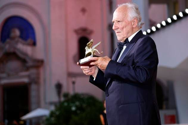 Werner Herzog erhält den Goldenen Löwen für sein Lebenswerk auf der Biennale di Venezia 2025 82. Internationale Filmfestspiele von Venedig im Palazzo del Cinema. Venedig, 27.08.2025