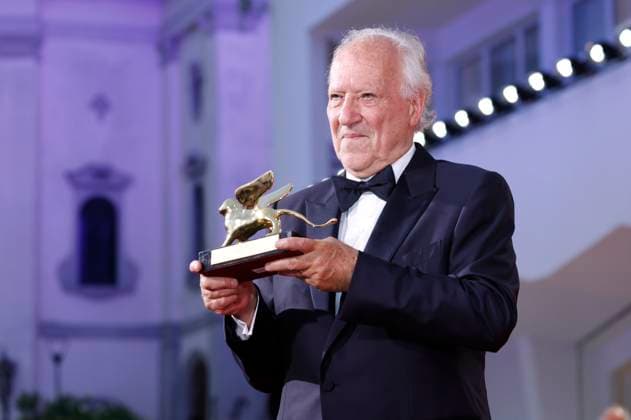 Werner Herzog erhält den Goldenen Löwen für sein Lebenswerk auf der Biennale di Venezia 2025 82. Internationale Filmfestspiele von Venedig im Palazzo del Cinema. Venedig, 27.08.2025