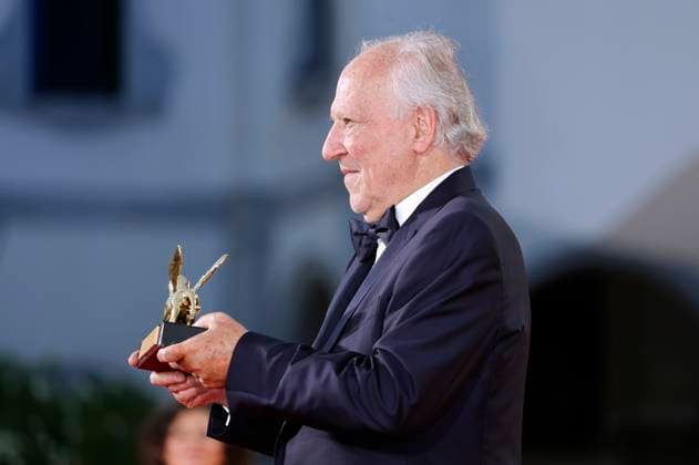 Werner Herzog erhält den Goldenen Löwen für sein Lebenswerk auf der Biennale di Venezia 2025 82. Internationale Filmfestspiele von Venedig im Palazzo del Cinema. Venedig, 27.08.2025