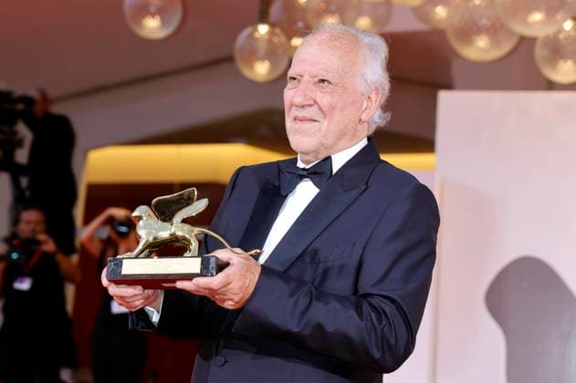 Werner Herzog erhält den Goldenen Löwen für sein Lebenswerk auf der Biennale di Venezia 2025 82. Internationale Filmfestspiele von Venedig im Palazzo del Cinema. Venedig, 27.08.2025