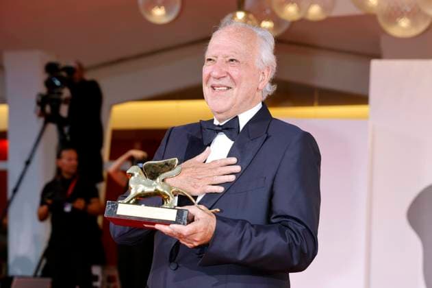 Werner Herzog erhält den Goldenen Löwen für sein Lebenswerk auf der Biennale di Venezia 2025 82. Internationale Filmfestspiele von Venedig im Palazzo del Cinema. Venedig, 27.08.2025