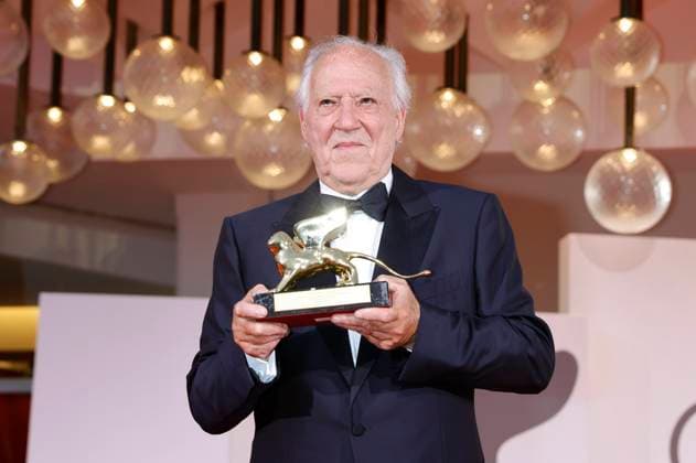 Werner Herzog erhält den Goldenen Löwen für sein Lebenswerk auf der Biennale di Venezia 2025 82. Internationale Filmfestspiele von Venedig im Palazzo del Cinema. Venedig, 27.08.2025