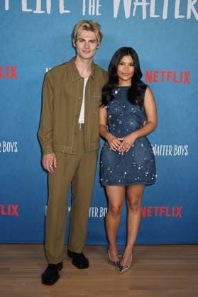 NEW YORK, NY- AUGUST 27: Noah LaLonde and Nikki Rodriguez at Netflix™s Season 2 Photo Call for My Life With The Walter Boys at the Netflix New York Office in New York City on August 27, 2025. Copyright: xMediaPunchx