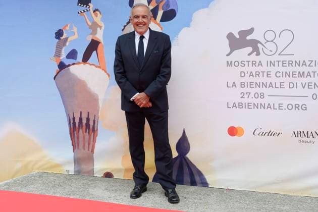Mother red carpet in Venice Lido, Italy - 27 Aug 2025 Alberto Barbera attends the red carpet of the movie Mother at 82 Venice Film Festival in Venice Lido. Venice Lido Italy Copyright: xMarioxCartellix xSOPAxImagesx _DSC2207