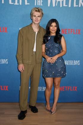 NEW YORK, NY- AUGUST 27: Noah LaLonde and Nikki Rodriguez at Netflix™s Season 2 Photo Call for My Life With The Walter Boys at the Netflix New York Office in New York City on August 27, 2025. Copyright: xMediaPunchx