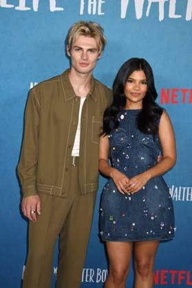 NEW YORK, NY- AUGUST 27: Noah LaLonde and Nikki Rodriguez at Netflix™s Season 2 Photo Call for My Life With The Walter Boys at the Netflix New York Office in New York City on August 27, 2025. Copyright: xMediaPunchx