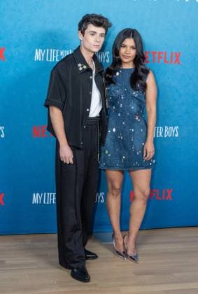 August 27, 2025, Bronx, New York, USA: Ashby Gentry and Nikki Rodriguez attend Netflix My Life with the Walter Boys Season 2 press junket at Netflix office in New York, NY on August 27, 2025. Bronx USA - ZUMAr339 20250827_znp_r339_059 Copyright: xLevxRadinx