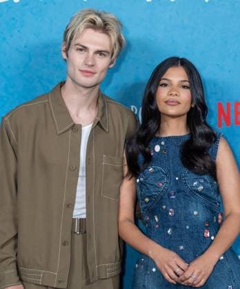 August 27, 2025, Bronx, New York, USA: Noah LaLonde and Nikki Rodriguez attend Netflix My Life with the Walter Boys Season 2 press junket at Netflix office in New York, NY on August 27, 2025. Bronx USA - ZUMAr339 20250827_znp_r339_065 Copyright: xLevxRadinx