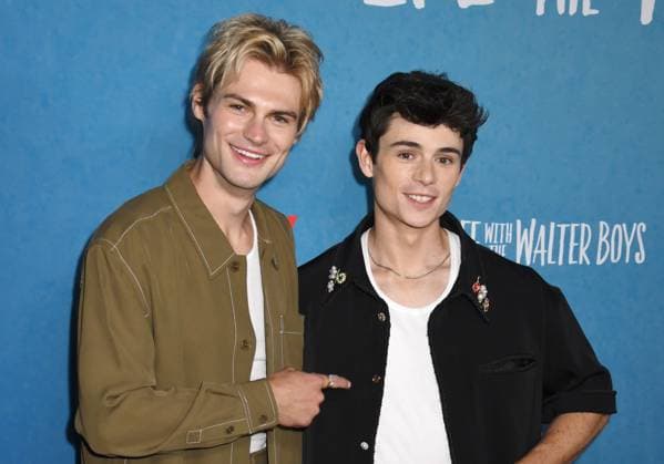 NEW YORK, NY- AUGUST 27: Noah LaLonde and Ashby Gentry at Netflix™s Season 2 Photo Call for My Life With The Walter Boys at the Netflix New York Office in New York City on August 27, 2025. Copyright: xMediaPunchx