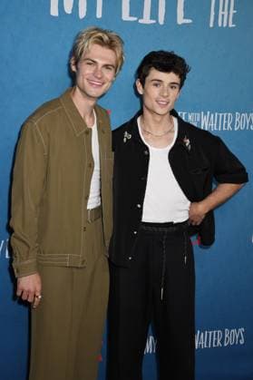 NEW YORK, NY- AUGUST 27: Noah LaLonde and Ashby Gentry at Netflix™s Season 2 Photo Call for My Life With The Walter Boys at the Netflix New York Office in New York City on August 27, 2025. Copyright: xMediaPunchx