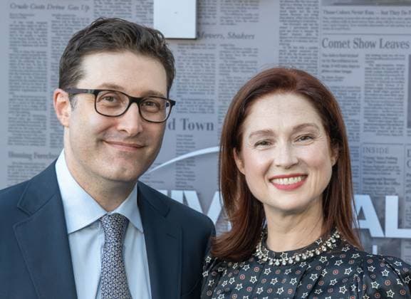 August 27, 2025, Pasadena, California, USA: Michael Koman and Ellie Kemper arrived on the red carpet at the premiere of Ã¢â‚¬oeThe PaperÃ¢â‚¬Â tv show event on August 27th, 2025 at HARMONY GOLD 7655 W. Sunset Boulevard Pasadena USA - ZUMAt169 20250827_zep_t169_004 Copyright: xConnorxTerryx