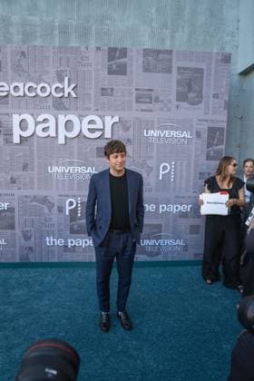 August 27, 2025, Pasadena, California, USA: Alex Edelman arrives on the red carpet at the premiere of Ã¢â‚¬oeThe PaperÃ¢â‚¬Â tv show event on August 27th, 2025 at HARMONY GOLD 7655 W. Sunset Boulevard Pasadena USA - ZUMAt169 20250827_zep_t169_019 Copyright: xConnorxTerryx