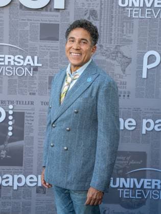August 27, 2025, Pasadena, California, USA: Oscar NuoÂ±ez arrives on the red carpet at the premiere of Ã¢â‚¬oeThe PaperÃ¢â‚¬Â tv show event on August 27th, 2025 at HARMONY GOLD 7655 W. Sunset Boulevard Pasadena USA - ZUMAt169 20250827_zep_t169_022 Copyright: xConnorxTerryx