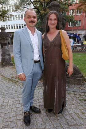 27.08.2025 , Konstantin Lindhorst und Anastasia Gubareva zur Premiere von In die Sonne schauen, Delphi-Filmpalast , Berlin, Berlin