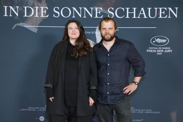 27.08.2025 , Mascha Schilinski und Lucas Schmidt zur Premiere von In die Sonne schauen, Delphi-Filmpalast , Berlin, Berlin
