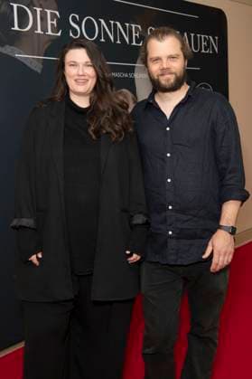Mascha Schilinski und Fabian Gamper bei der Premiere des Kinofilms In die Sonne schauen Sound of Falling im Delphi Filmpalast. Berlin, 27.08.2025