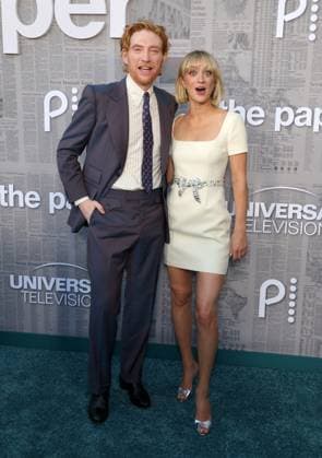 Los Angeles premiere of Universal Television s The Paper at Harmony Gold Featuring: Domhnall Gleeson, Chelsea Frei Where: Los Angeles, California, United States When: 27 Aug 2025 Credit: Faye s Vision Cover Images EDITORIAL USE ONLY. NOT FOR USE BY NEWSPAPERS BASED IN THE UK. Copyright: xx coverimg55018316