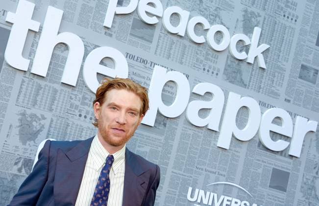 Los Angeles premiere of Universal Television s The Paper at Harmony Gold Featuring: Domhnall Gleeson Where: Los Angeles, California, United States When: 27 Aug 2025 Credit: Faye s Vision Cover Images EDITORIAL USE ONLY. NOT FOR USE BY NEWSPAPERS BASED IN THE UK. Copyright: xx coverimg55018156