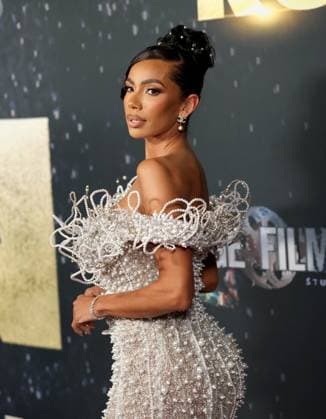 Erica Mena attends the Los Angeles Premiere of Footage Films RUN at TCL Chinese Theatre in the Hollywood section of Los Angeles on Wednesday, August 27, 2025.  LAP20250827203 GREGxGRUDT