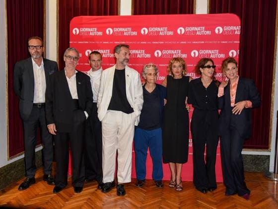 Venice, 82nd Venice International Film Festival 2025 - day 2 - presentation of the film La Gioia In the photo: cast  Copyright: xFrancescaxViecelix xipa-agency.netx xFrancescaxViecelix IPA_Agency_IPA63488130