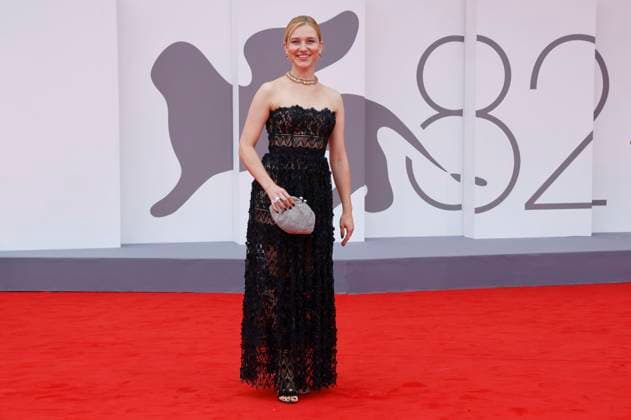 Andrea Waskovics bei der Premiere des Kinofilms Ãrva Orphan auf der Biennale di Venezia 2025 82. Internationale Filmfestspiele von Venedig im Palazzo del Cinema. Venedig, 28.08.2025