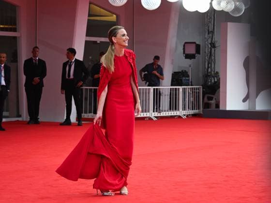 Venice, 82nd Venice International Film Festival 2025 - Evening 2 - Red Carpet for the film Bugonia - Pictured: Emanuela Fanelli  Copyright: xSimonexComix xipa-agency.netx xPoolxPhotoxEventsx06x IPA_Agency_IPA63489303