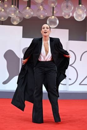 82nd International Film Festival: Red Carpet Screening for Bugonia 82nd Venice International Film Festival, red carpet for the film Bugonia . In the photo Noomi Rapace .Venice, Italy 28 August 2025, Credit:Maria Laura Antonelli Avalon Italy, Venice  Copyright: xMariaxLauraxAntonellix xAvalonx 1032099149