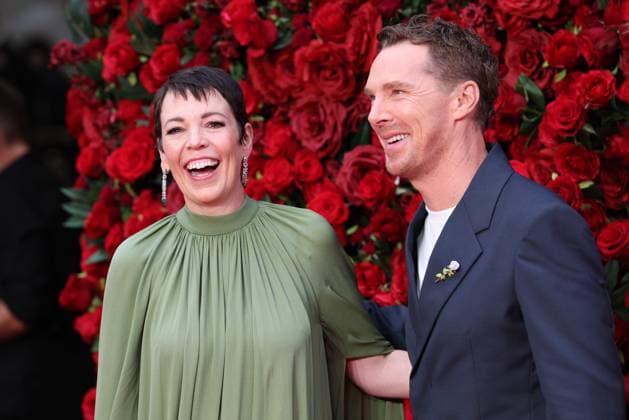 . 28 08 2025. London, United Kingdom. Olivia Colman and Benedict Cumberbatch at The Roses premiere in London.  xStephenxLockx xi-Imagesx IIM-26173-0010