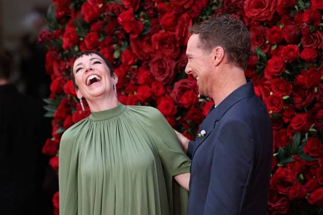 . 28 08 2025. London, United Kingdom. Olivia Colman and Benedict Cumberbatch at The Roses premiere in London.  xStephenxLockx xi-Imagesx IIM-26173-0012