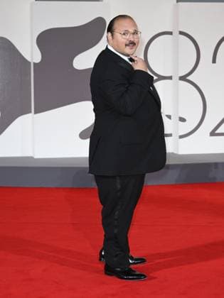 Venice, 82nd Venice International Film Festival 2025 - Evening 2. Red Carpet Film Bugonia. Pictured: Stavros Halkias  Copyright: xSimonexComix xipa-agency.netx xPoolxPhotoxEventsx06x IPA_Agency_IPA63493100