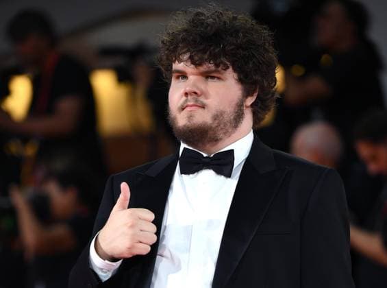 August 28, 2025, Venice, ITALY: US actor Aidan Delbis arrives for the premiere of Bugonia during the 82nd Venice Film Festival in Venice, Italy, 28 August 2025. The movie is presented in official competition Venezia 82™ at the festival running from 27 August to 06 September 2025. ANSA ETTORE FERRARI. Venice ITALY  - ZUMAa110 20250828_zaf_a110_026 Copyright: xEttorexFerrarix