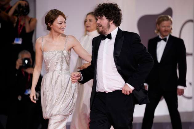 Bugonia Red Carpet - The 82nd Venice International Film Festival US actress Emma Stone and US actor Aidan Delbis attends the Bugonia red carpet during the 82nd Venice International Film Festival on August 28, 2025 in Venice, Italy. Venice Italy  Copyright: xDanielexCifalÃ x originalFilename: cifala-notitle250828_npezS.jpg