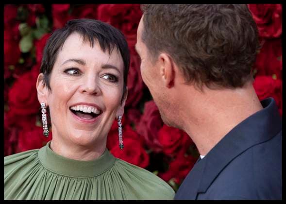 . 28 08 2025. London, United Kingdom. Olivia Colman and Benedict Cumberbatch at The Roses premiere in London.  xStephenxLockx xi-Imagesx IIM-26173-0029