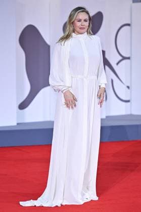 Venice Bugonia Premiere AM Alicia Silverstone attending the Bugonia Premiere as part of the 82nd Venice International Film Festival at the Lido in Venice, Italy on August 28, 2025. Photo by Aurore Marechal ABACAPRESS.COM Venice Italy  Copyright: xMarechalxAurore ABACAx
