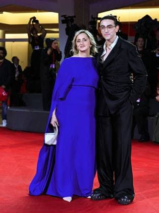 Venice, 82nd Venice International Film Festival 2025 - Evening 2 - Red Carpet for the film Jay Kelly - Pictured: Giovanna Machi and Michele Bravi  Copyright: xManuelexMangiarottix xipa-agency.netx xPoolxPhotoxEventsx06x IPA_Agency_IPA63497116