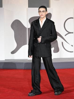 Venice, 82nd Venice International Film Festival 2025 - Evening 2. Red Carpet Film Jay Kelly. Pictured: Michele Bravi  Copyright: xSimonexComix xipa-agency.netx xPoolxPhotoxEventsx06x IPA_Agency_IPA63497396