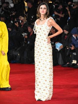 Venice, 82nd Venice International Film Festival 2025 - Evening 2. Red Carpet Film Jay Kelly. Pictured: Benedetta Porcaroli  Copyright: xSimonexComix xipa-agency.netx xPoolxPhotoxEventsx06x IPA_Agency_IPA63497422